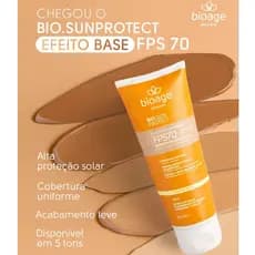 PROTETOR SOLAR BIOAGE EFEITO BASE FPS70 1109-C1 Tom:1