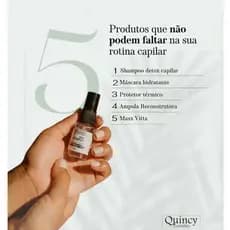 ÓLEO DOSE MÁGICA CABELO SEDOSO E SEM FRIZZ QUINCY 1041-A