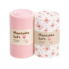 Kit 02 Mantinhas Cobertor Bebê Macia Quentinha Menor Preço