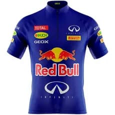 Camisa Ciclismo MTB Masculina Dry Fit Secagem Rápida com UV Red Bull