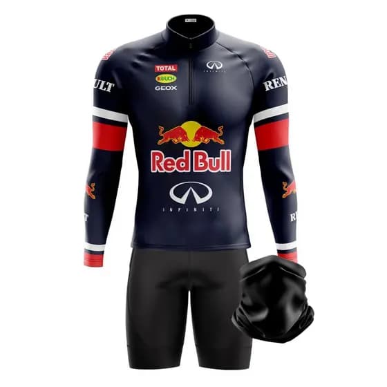 Conjunto Ciclismo Kit Masculino Camisa Bermuda e Bandana RB Petroleo Com Protecao Uv50+