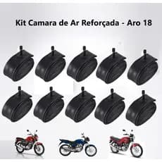 Kit Câmara de Ar Aro 18 Reforçada Mais Grossa Honda Yamaha Suzuki Qualidade Premium Varias medidas