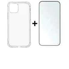 Kit 2em1 Capa Space + Película de Vidro Temperado 3D Para iPhone X XS 11 12 13 14 15 16 17 Pro Max