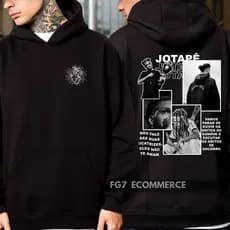 Moletom Canguru MC Cantor Rapper Jotape Batalha de Rimas Freestyle Blusa de Frio