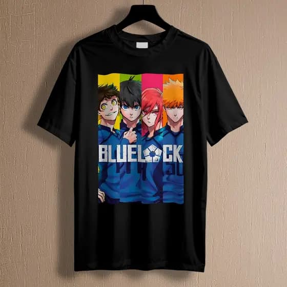 Linda Camisa Camisa Camiseta Blue Lock Hyoma Chigiri Rensuke Kunigami Meguru Futebol Anime REF 2584 Fluxo Geek Premium E