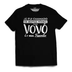 Camisa 30.1 Camiseta Premium Vovô Presente Dia Dos Pai Frase Melhor Avô Do Mundo 100% Algodão Lançamento Premium Algodão