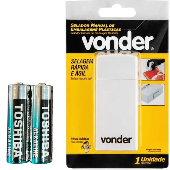Seladora Manual De Embalagens Plásticas Pacotes Vonder
