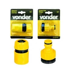 Engate Rápido Mangueira de 1/2 + Adaptador Femea Rosca 3/4 e Redução 1/2 vonder