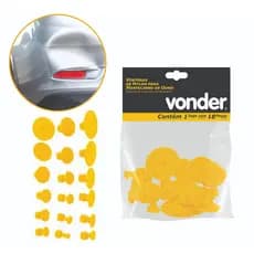 Ventosas De Nylon Simples Para Martelinho De Ouro Jogo Com 18 Peças Vonder