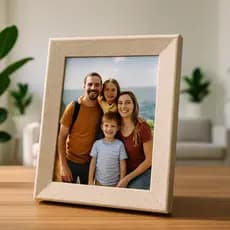 KIT 10 PORTA RETRATOS 10X15 PEQUENO LUXO FOTO DECORAÇÃO ESCRITORIO SALA Poliestireno, PVC e MDF