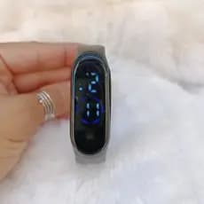 RELÓGIO DIGITAL LED PULSEIRA SILICONE UNISSEX