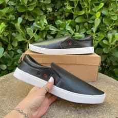 SAPATÊNIS PRETO MASCULINO CASUAL IATE PASSEIO