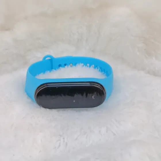 RELÓGIO DIGITAL LED PULSEIRA SILICONE AZUL UNISSEX