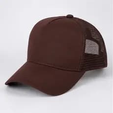 BONÉ TRUCKER COM TELINHA MARROM CASUAL MASCULINO