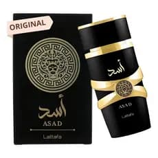 Presentes Nobres Perfume Árabe Asad Lattafa Masculino 100ml EDP Eau de Parfume 100% Original🎁🎁