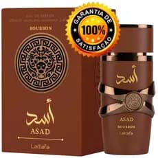 Recomedações da realeza do Oriete Médio Perfume Lattafa Asad Bourbon Original 100ml Escolha Nobre