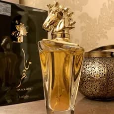 Perfume Árabe Maahir Ouro/Preto/Prata Edition By Lattafa EDP 100ml Recomedação da Família Real Dubai