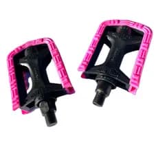 PEDAL MTB NYLON METALCICLO BICOLOR ROSA/PRETO R/F - 1/2)