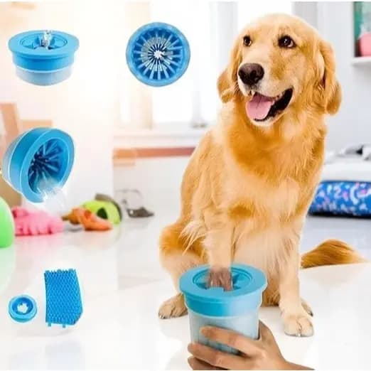 Limpa Patas Animais Silicone Cup Pets Copo Limpador Banho Pata Pet Cachorro Gato Cães Prático