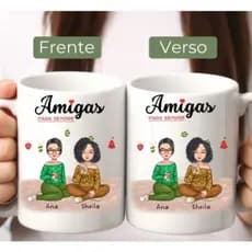 caneca Branca 325ml Amiga
