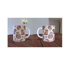 Caneca Personalizada Capivara Porcelana Com Nome
