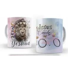 Caneca de Porcelana 325ml Arte Evangélica