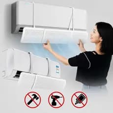 Defletor Direcionador Ar Condicionado Split Universal Ajustável 92cm