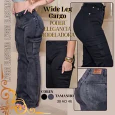 Calça Jeans Feminina com Lycra Levanta Bumbum Cintura Alta