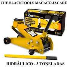 Macaco Jacaré Hidráulico Black Tools - 3 Ton.