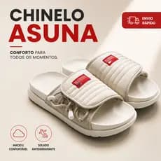 Chinelo Asuna Masculino Confortável Slide Casual Antiderrapante Premium