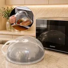 Tampa De Microondas Com Válvula Alça de Plástico Para Alimentos