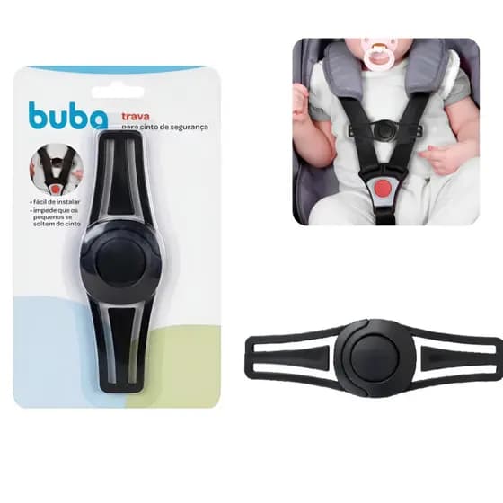 Trava para Cinto de Segurança Buba Cadeirinha Bebe Infantil Menino Menina