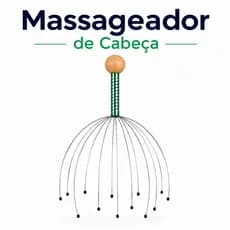 Massageador de Cabeça Cafuné KIT 02 ou 4 Unidades Massagem Relaxante