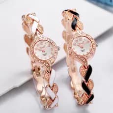 Relógio feminino criativo de novo estilo, pulseira feminina com bracelete de aço, relógio para estudantes, estilo de nic