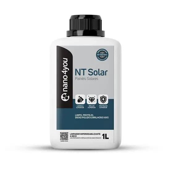 NT Solar Limpador para Placa Solar 1L pH Neutro nano4you