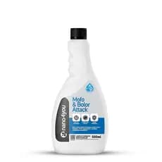 Refil Limpa Mofo e Bolor Limpeza Preventiva para Banheiro e Paredes 500ml nano4you Anti Mofo