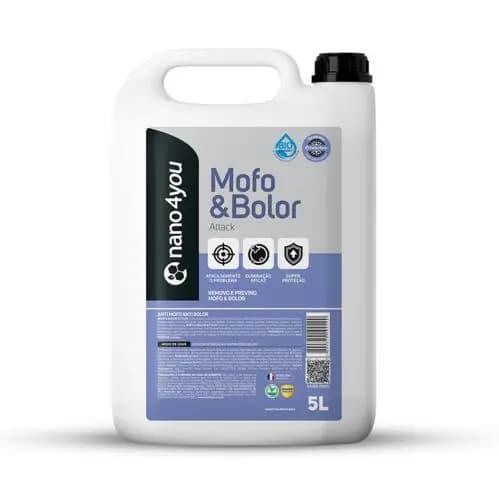 Limpa Mofo e Bolor Limpeza Preventiva para Banheiro e Paredes 5L nano4you Anti Mofo