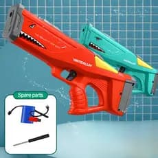 Pistola de água Elétrica Arminha de brinquedo Recarregável Criança Brinquedo Longo Alcance