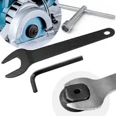 Kit Completo chaves apertar trocar disco flange parafuso Serra Marmore Chaves fixa, T e allen