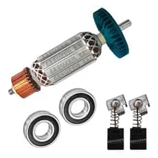 Induzido Com Carvão e Rolamentos Para Serra Mármore 1548 Gdc150 14-40 Gdc 151 220v