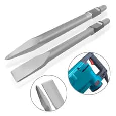 Kit Ponteiro E Talhadeira Sextavado 30x 400mm Para Martelo Hm1304 / HM1204