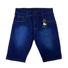 BERMUDA JEANS MASCULINA LISA - ENVIO IMEDIATO