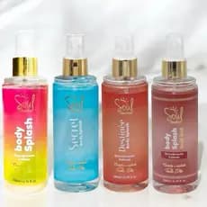 Kit 4 Body Splash Soul Colônia Perfume Destinée Soul Red, Paradox E Secret Alta fixação Refrescância