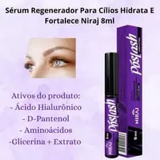 Sérum Crescimento de Cílios Prohairim Fortalecimento e Alongamento Niraj Incolor