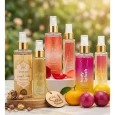 Kit Body Splash e Perfume Cabelo Árabe Soul Cosméticos Colônia Perfumada Cheirosa