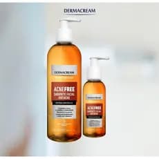 Sabonete Líquido Facial Antiacne Dermacream Hipoalergênico Limpeza Profunda AcneFree