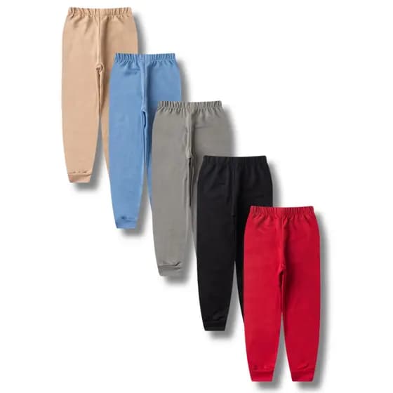 Kit Sortido Calças Moletom Lisa Masculina/Menino Infantil e Juvenil do 3 ao 16 Inverno