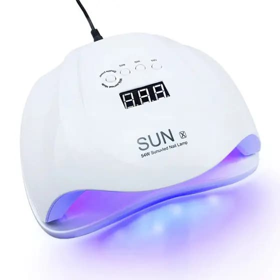 Cabine Sun One 48w/54W Bivolt Led Uv Acrigel Fibra Com Sensor Manicure B-MAX Original Branco