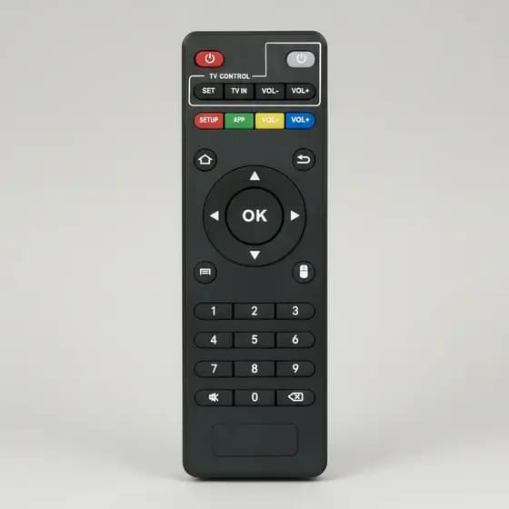 Controle remoto para TV Box Botão inteligente Dispositivo universal