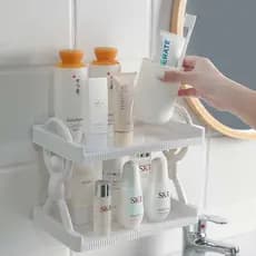 Adhesive Shelf Organizer Support Kitchen and Bathroom Original Multiuso